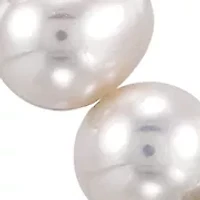 Pearl Necklace and Bracelet and Earrings Set in Sterling Silver