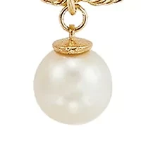 Pearl Necklace in 10K Yellow Gold