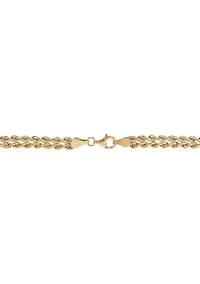 Pearl Necklace in 10K Yellow Gold