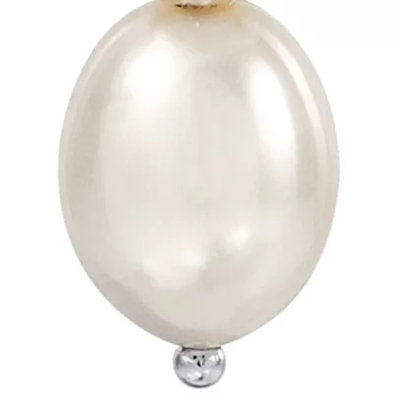 1 ct. t.w. Freshwater Pearl Earrings in Sterling Silver 