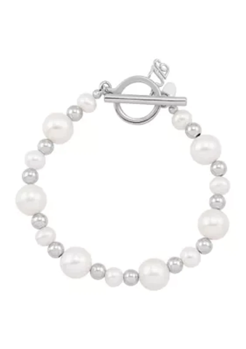 Pearl Bracelet in Sterling Silver