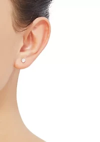 Grown With Love 1/2 ct. t.w. Lab Created Diamond Stud Earrings in 14K White Gold 