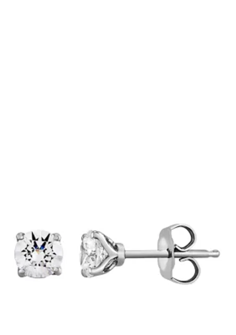 Grown With Love 1 ct. t.w. Lab Created Diamond Stud Earrings in 14K White Gold