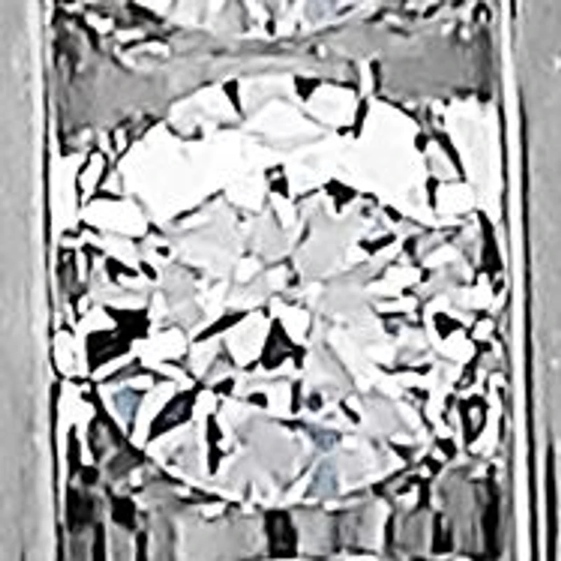 1/2 ct. t.w. Diamond Hoop Earrings in 10k White Gold