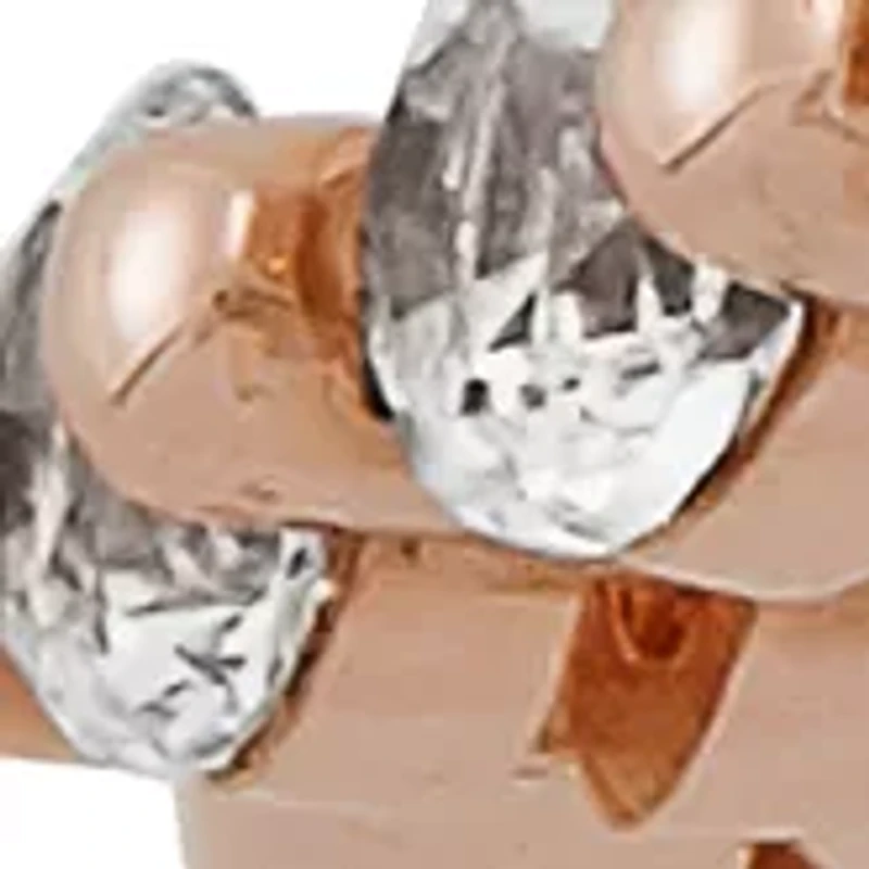 Created White Sapphire Ring in 10K Rose Gold