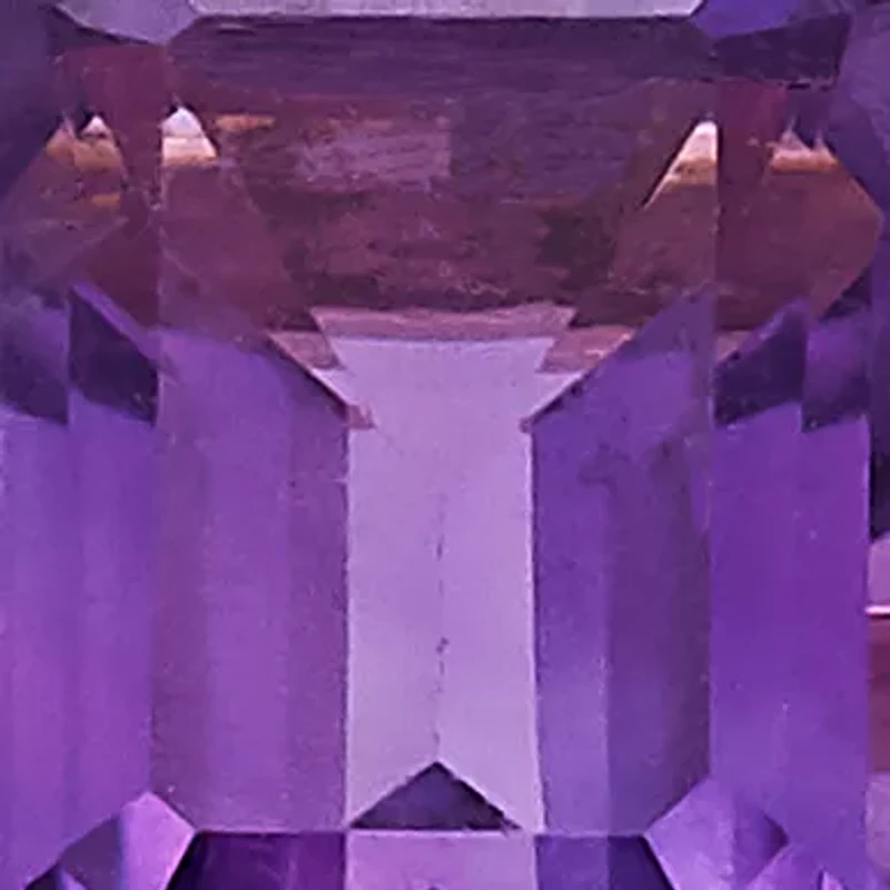 0.054 ct. t.w. Diamond and Amethyst Ring in 10k Yellow Gold
