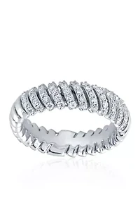 1/10 ct. t.w. Diamond Anniversary Band Ring 10k Metal