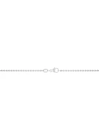 Swiss Blue Topaz Neckalce in Sterling Silver