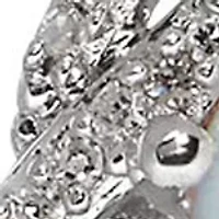 Opal and Diamond Pendant in Sterling Silver