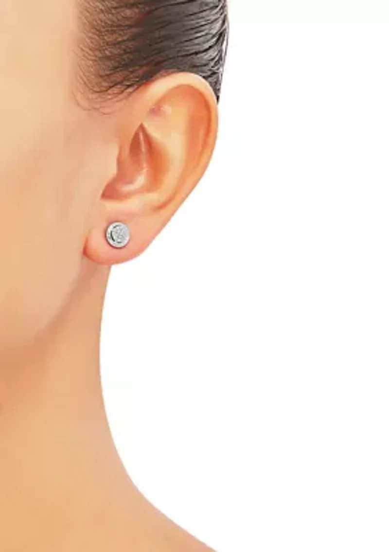 1/10 ct. t.w. Diamond Earrings in Sterling Silver