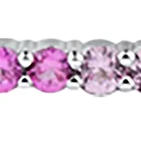 Multi Stone Bolo Bracelet in Sterling Silver