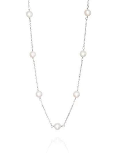 Freshwater Pearl Necklace in Sterling Silver