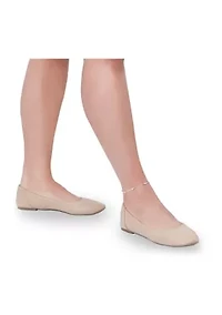 Mariner Station Cable Chain Anklet in Sterling Silver