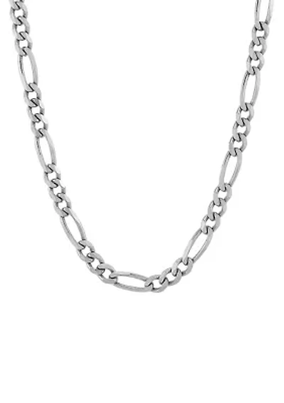 Sterling Silver 1.2mm Figaro Chain