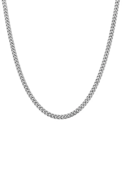 Sterling Silver 1.00mm Cuban Chain