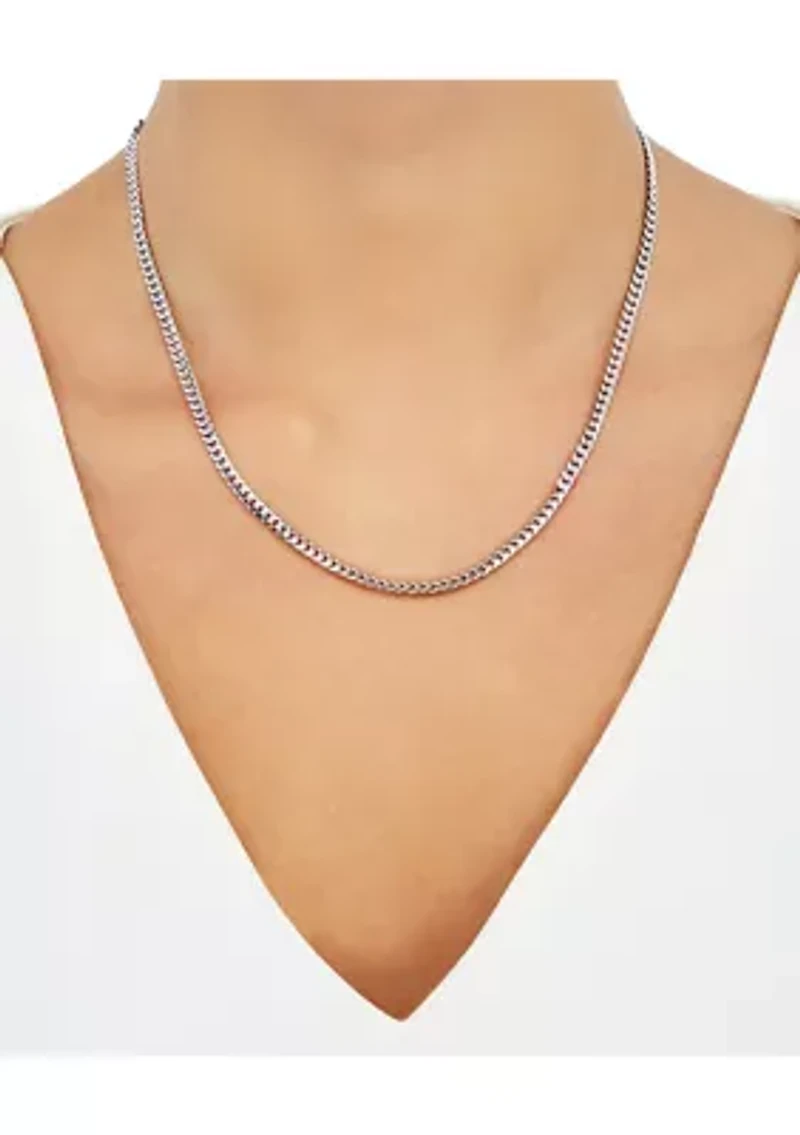 Sterling Silver 1.00mm Cuban Chain