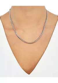 Sterling Silver 1.00mm Cuban Chain