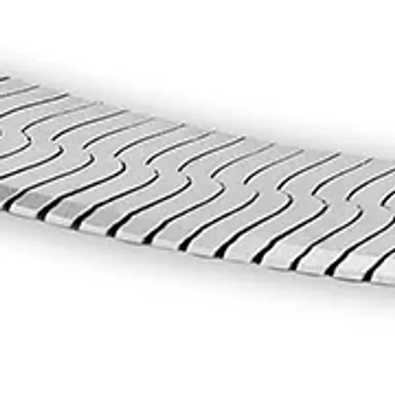 4.5 Millimeter Solid Herringbone Chain Bracelet in Sterling Silver