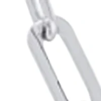 3.9 Millimeter Solid Paperclip Chain Necklace in Sterling Silver