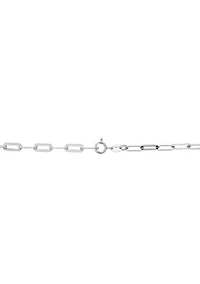 3.9 Millimeter Solid Paperclip Chain Necklace in Sterling Silver