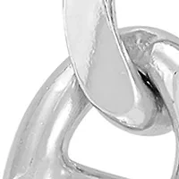 7.7 Millimeter Oval Marina Chain in Sterling Silver