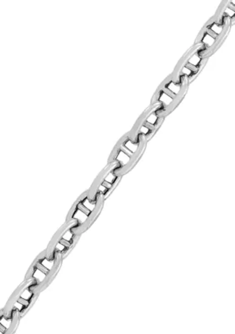 Toggle Chain Necklace in Sterling Silver