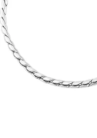 Solid Cardano Chain Bracelet in Sterling Silver