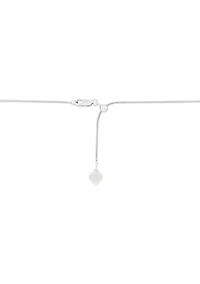 Sterling Silver Adjustable Snake Chain Necklace