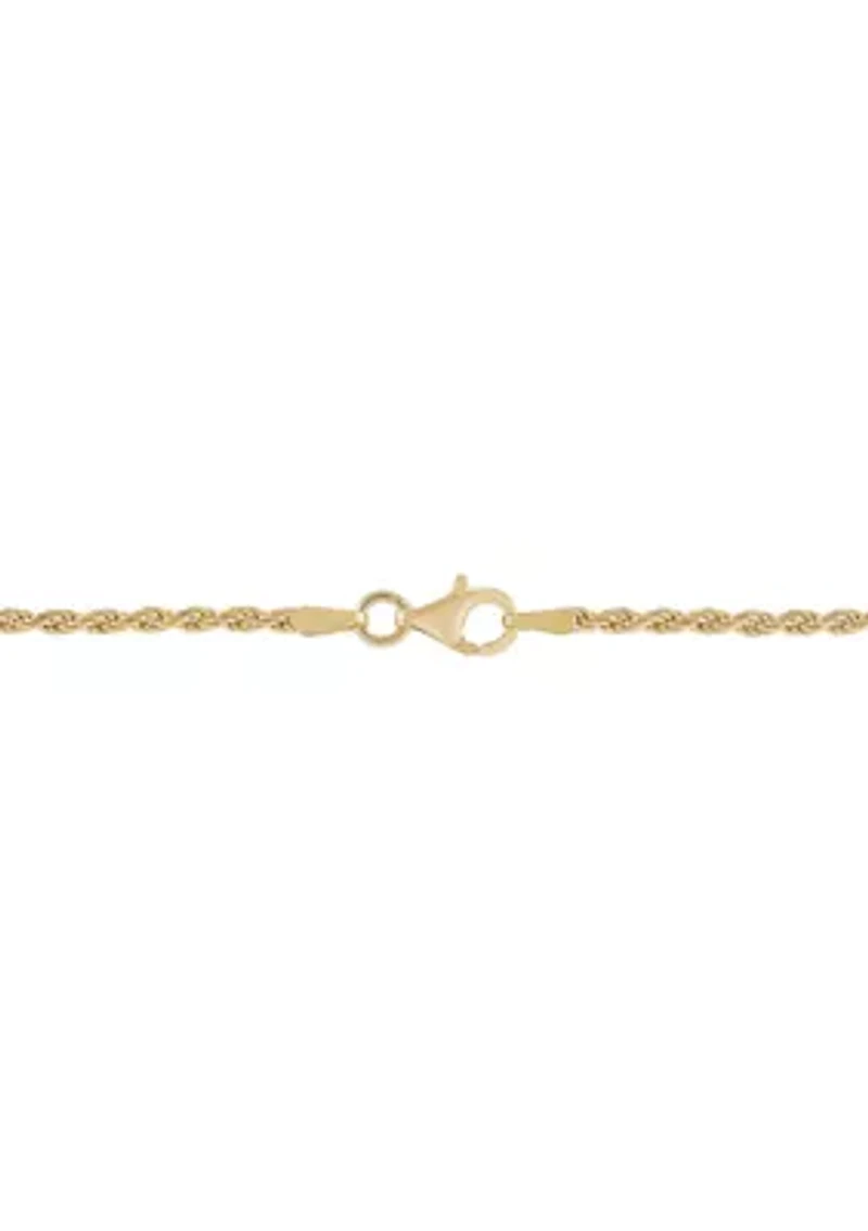 Anchor With Eagle Pendant with 22" Rope Chain in Sterling Silver