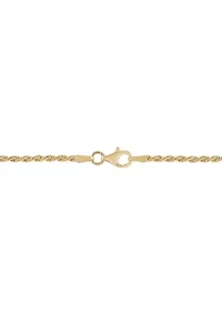 Anchor With Eagle Pendant with 22" Rope Chain in Sterling Silver