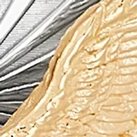 Round Eagle Pendant with 20" Box Chain