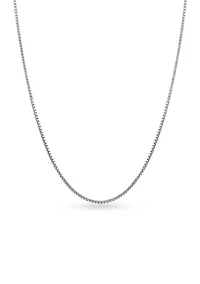 Sterling Silver Box Chain Necklace