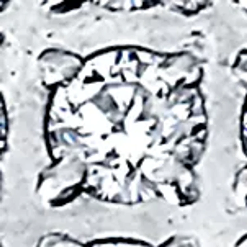 Polished Square Cubic Zirconia Ring in Stainless Steel