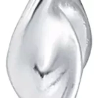 Twist Hoop Earrings in Sterling Silver