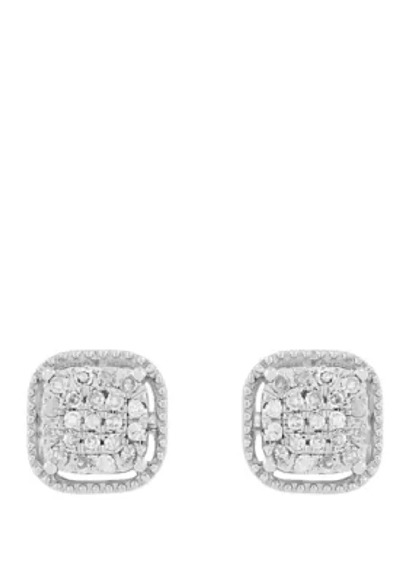 1/4 ct. t.w. Diamond Stud Earrings in Sterling Silver