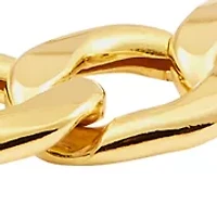Heavy Hollow Figaro Chain in 10K Yellow Gold