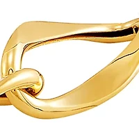 Oval Bracelet in 10K Yellow Gold