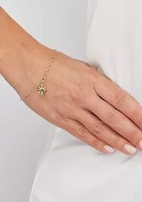 North Star Bracelet in 10K Yellow Gold
