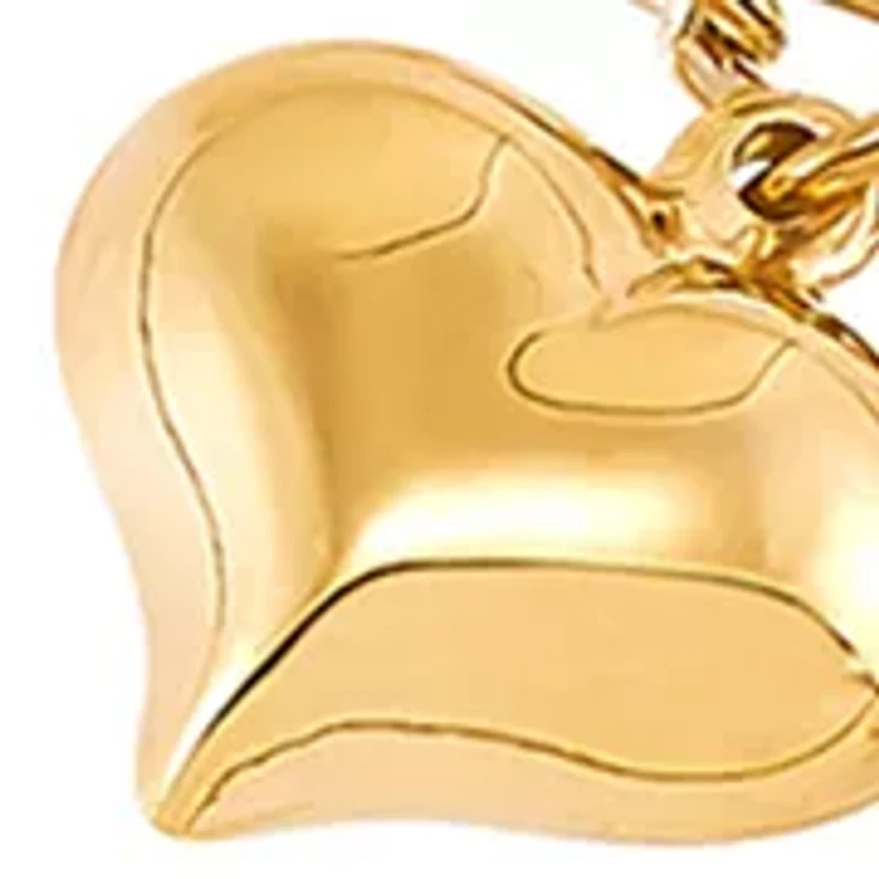 Heart Bracelet in 10K Yellow Gold