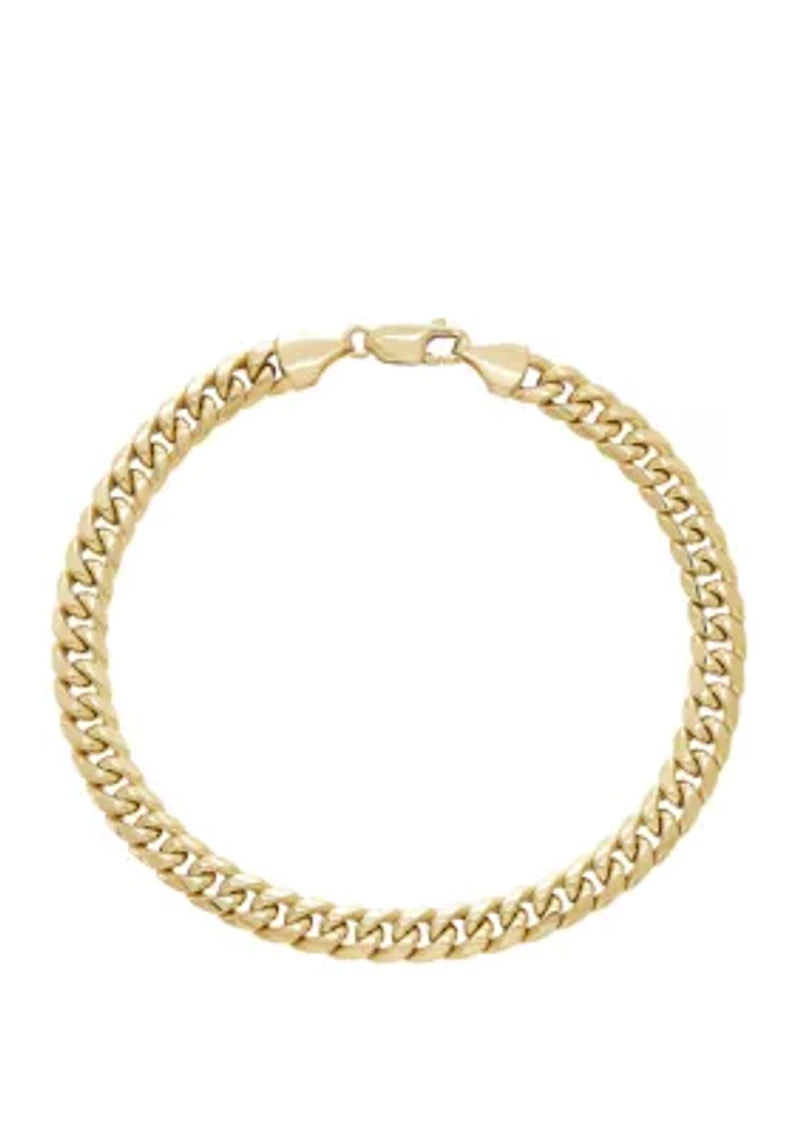 Cuban Bracelet in 10K Gold 