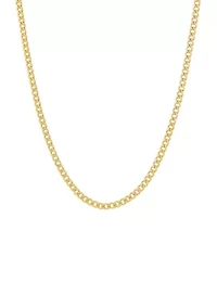 Cuban Chain Necklace in 10K Gold
