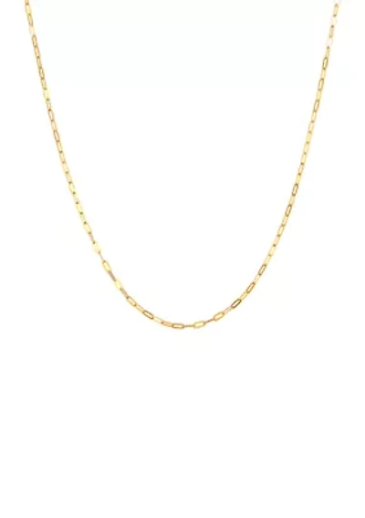 18 Inch Chain Necklace in 10K Yellow Gold 