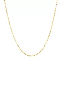 18 Inch Chain Necklace in 10K Yellow Gold 