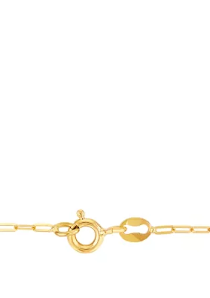 18 Inch Chain Necklace in 10K Yellow Gold 