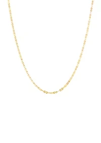 18 Inch Link Chain in 10K Yellow Gold 