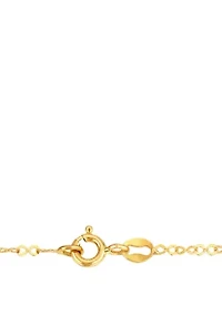 18 Inch Link Chain in 10K Yellow Gold 