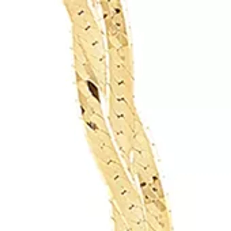 Herringbone Chain in 10K Yellow Gold