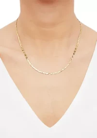 Herringbone Chain in 10K Yellow Gold