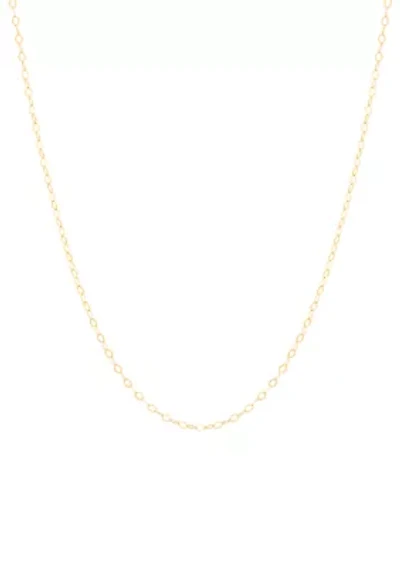Cable Chain Necklace in 10K Yellow Gold