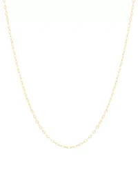 Cable Chain Necklace in 10K Yellow Gold